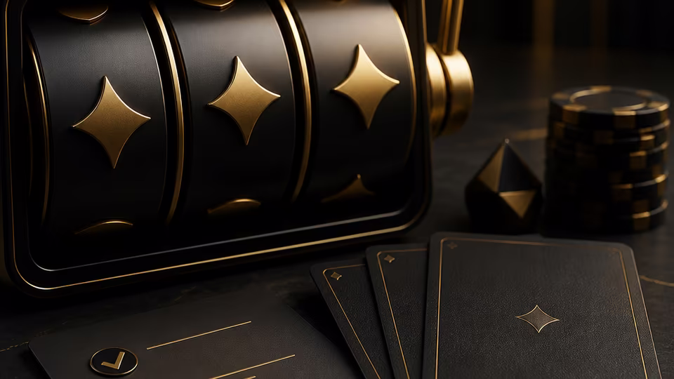 Slot eligibility scene with reels and casino chips for free spins terms